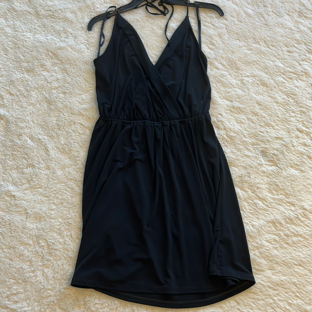 BCBG Generation Black Halter Mini Dress